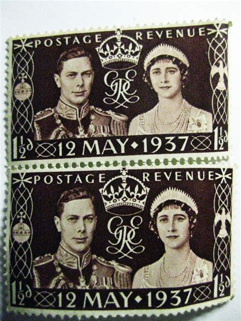 GB - KING GEORGE VI CORONATION STAMP - 12 MAY 1937