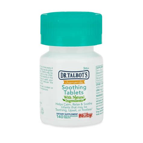 Dr. Talbot's Soothing Chamomile Tablets | Kid's Stuff Superstore