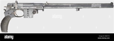 A Bergmann mod. 1897 pistol carbine, (Bergmann Nr. 5), 7.8 mm Bergmann cal., no. 74. Externally ...