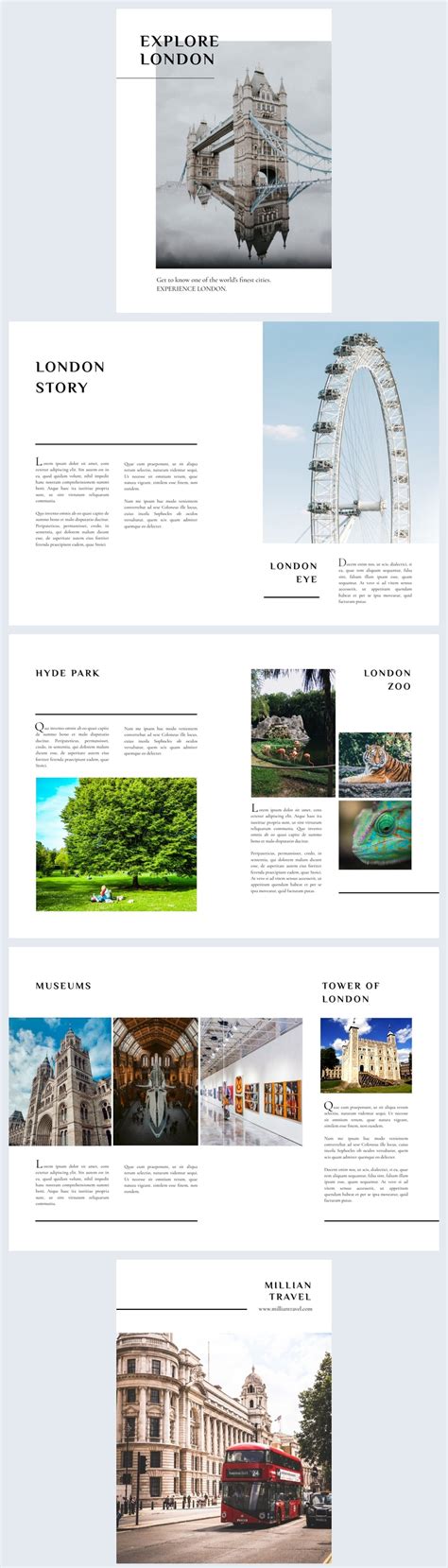 Editable 8 Page Booklet Layout Template - Flipsnack