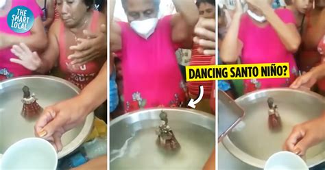 Sto. Niño Figure in Cebu ‘Dances’ While Bathed In Coconut Water