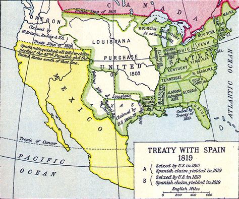 February 22, 1819: Adams-Onis Treaty signed transferring Florida from Spain the US : u/historyarch