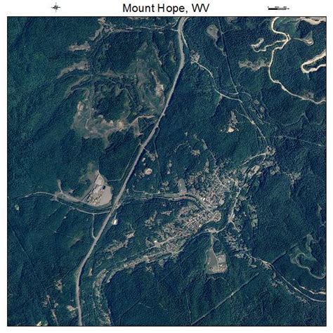 Aerial Photography Map of Mount Hope, WV West Virginia