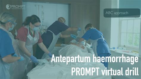 PROMPT Antepartum Haemorrhage virtual drill - YouTube