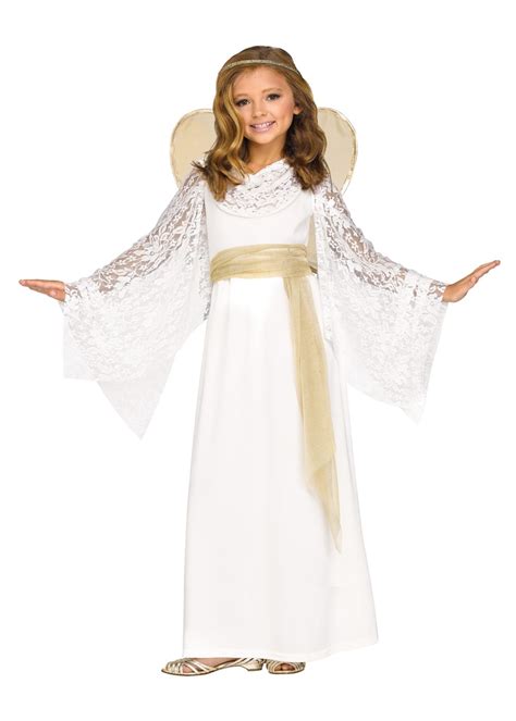 Lace Angel Girls Costume - Biblical Costumes