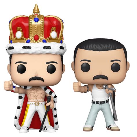 Queen 2020 Funko Pop! Rocks Freddie Mercury King & Gaga Figure Set in Protectors - Walmart.com