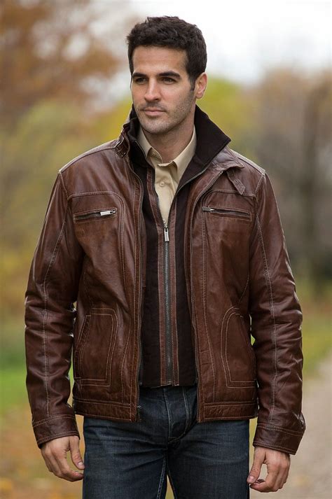 Images For Dark Brown Leather Jacket For Men | Fashion's Feel | Tips and Body Care