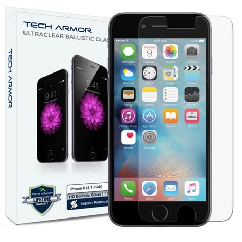 Amazon Deal: Tech Armor iPhone 6/6S Glass Screen Protectors for $7.95 | iPhone in Canada Blog