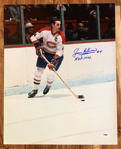 Jean Beliveau SIGNED 16x20 Photo HOF 1972 Montreal Canadiens PSA/DNA AUTOGRAPHED | eBay