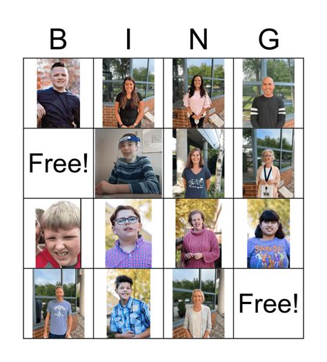 Friends Bingo Card