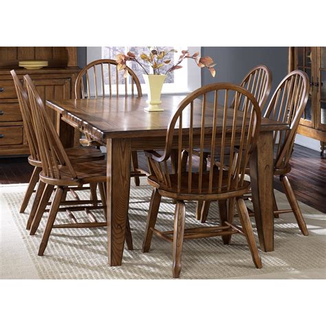 Treasures Rustic Oak 7-piece Dining Set Oak 7-Piece Sets 646263965061 | eBay