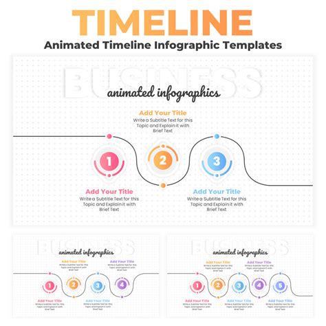 Animated Timeline Infographics - Buymeacoffee