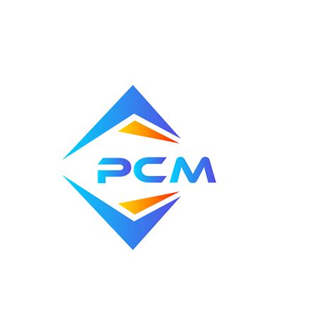 PCM abstract technology logo design on white background. PCM creative initials letter logo ...