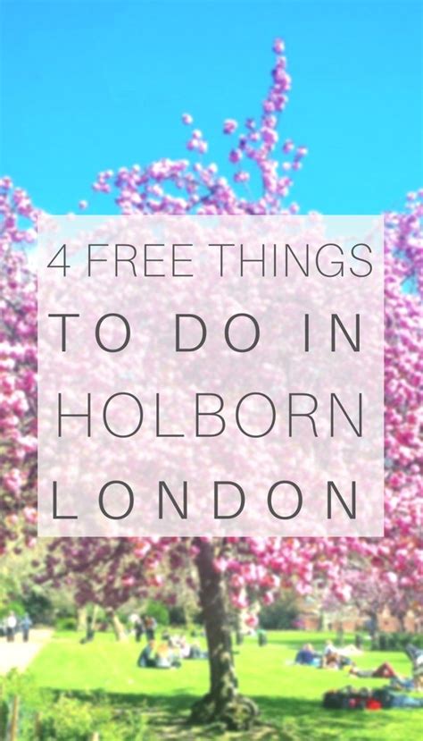 Ultimate London Guide to Holborn District in Central London | solosophie