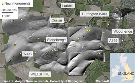 Stonehenge Map Of England