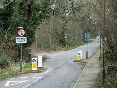 Chicane on Partingdale Lane © Robin Webster cc-by-sa/2.0 :: Geograph ...