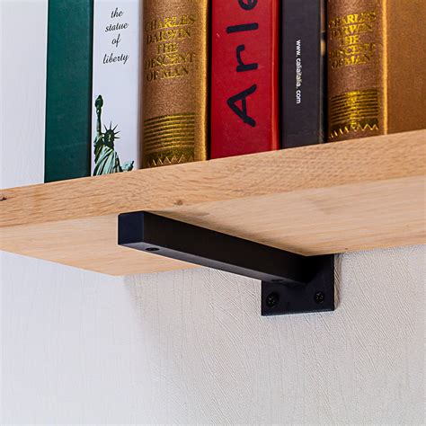 Alcott Shelf Bracket, Matte Black - Wall Mounted Shelf Bracket | Floating shelves, Diy shelf ...