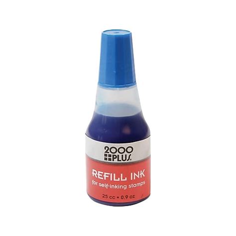 2000 Plus Ink Refill, Blue Ink (032961) | Staples