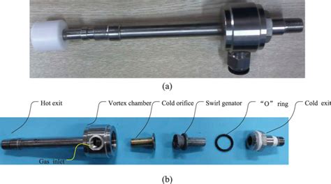 Experimental vortex tube. | Download Scientific Diagram