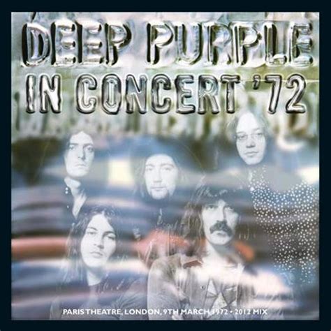 Deep Purple Live in Concert '72 180g 2LP & 1-7" Vinyl