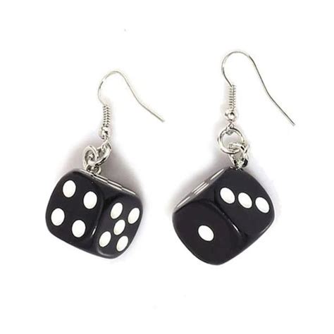 Dice Earrings | Earrings, Star earrings, Moon earrings