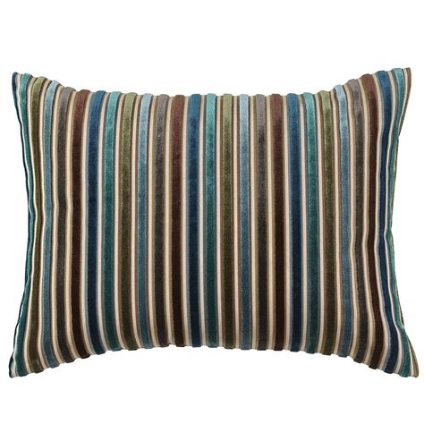 Cool Velvet Striped Pillow Teal #coolpillow | 枕, 布