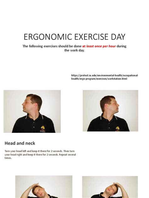 Ergonomic Exercise | PDF