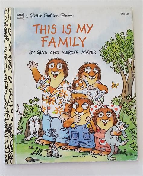 Vtg This Is My Family (A Little Golden Book) Gina & Mercer Mayer 50th Anniv 1992 Preschool ...