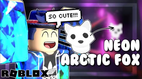 Making My Arctic Fox Neon! || Neon Pet! || Adopt Me || Roblox - YouTube