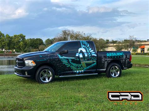 Multi Layer Custom Truck Wrap – CRD Wraps