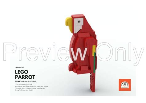 LEGO MOC LEGO Parrot Upscaled by ChungPo_Cheng | Rebrickable - Build ...