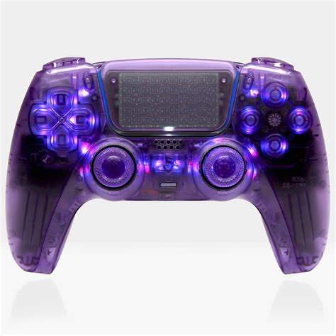 Triple Atomic Purple RGB LED PS5 Controller | Killscreen