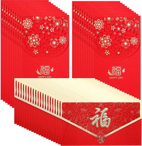 Amazon.com : 20 Pieces Red Envelopes Chinese New Year 2021 Spring ...