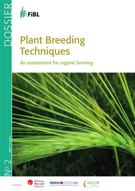 (PDF) Plant Breeding Techniques