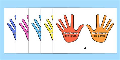 Kind Hands Display Posters (teacher made) - Twinkl