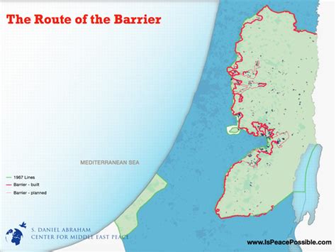 How Israel's Security Barrier Affects a Final Border - The Atlantic