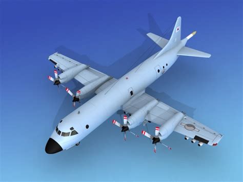 3d Lockheed Orion P-3 Model