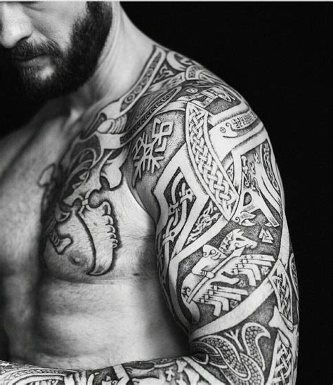 Norse Tattoo, Tatto Viking, Viking Tattoo Design, Tattoo Designs Men ...