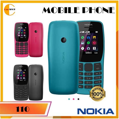 Original Nokia 110 Dual-SIM 2019 Keypad Phone | Shopee Philippines