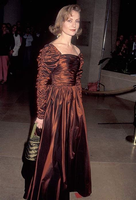 Isabelle Huppert at an event for The 49th Annual Golden Globe Awards ...