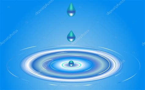 Remolinos de agua — Vector de stock © DebRus #9420742