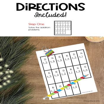 Christmas Math Craft and Bulletin Board Ideas Addition Activities Santa