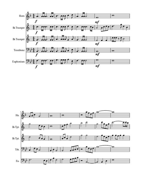 Brass Quintet Sheet music | Download free in PDF or MIDI | Musescore.com