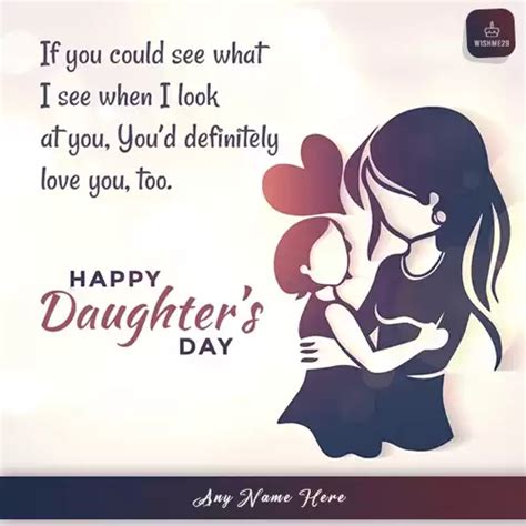 Daughter Day 2024 Card Image With Name Edit