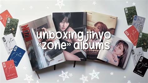 unboxing jihyo ‘zone’ albums!! all versions! - YouTube