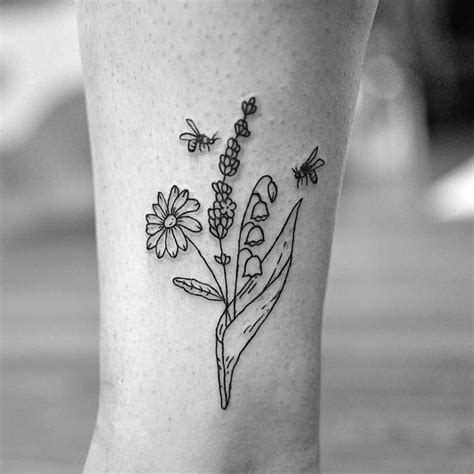 Top 37 Lily of the Valley Tattoo Ideas - [2021 Inspiration Guide ...