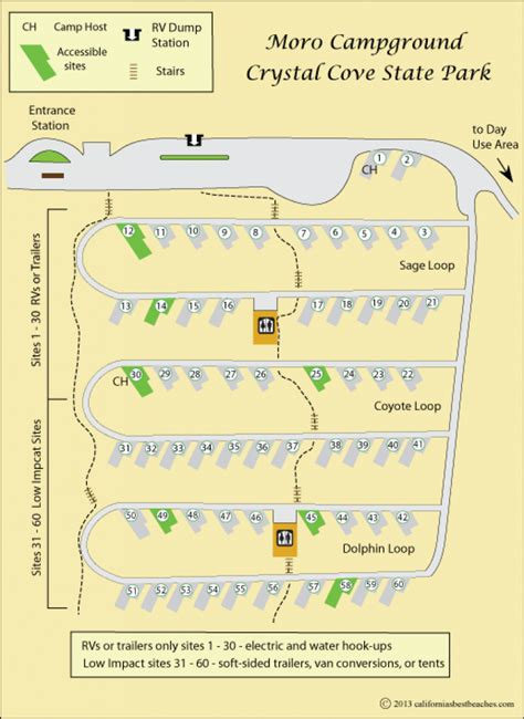 Crystal Cove State Beach Map - Printable Map
