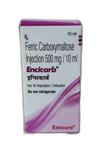 500mg Ferric Carboxymaltose Injection, For Treat iron-deficiency anemia, Packaging Size: 10ml at ...