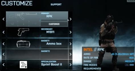 Battlefield 3 Weapons Overview for Customization