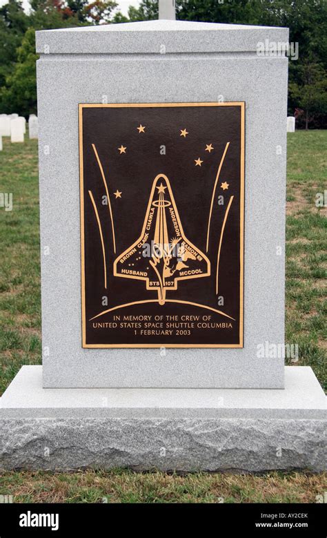 The Space Shuttle Columbia Memorial at the Arlington National Cemetery ...